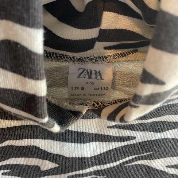 Zara zebra striped pullover 5 - Picture 2 of 3
